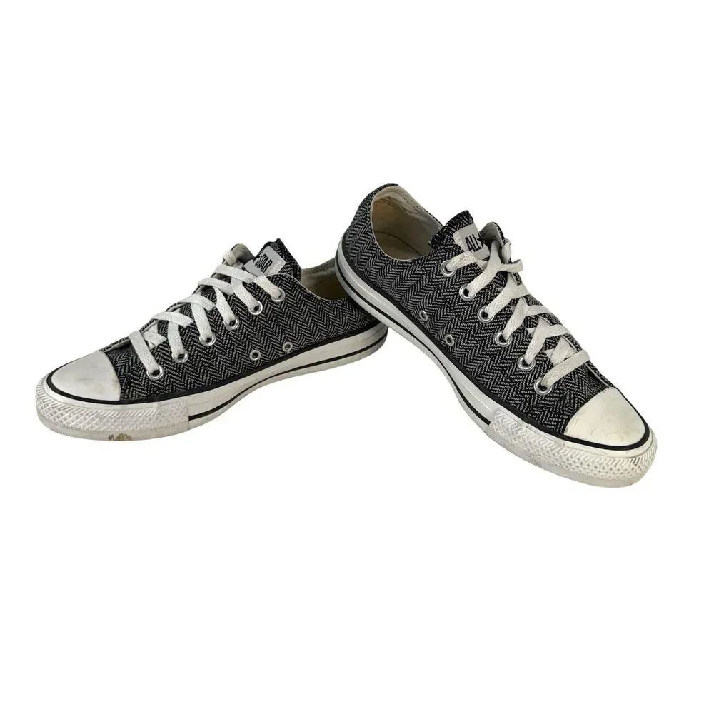 Converse Chuck Taylor Ox Herringbone Shoes Unisex Size Mens 6 Woman’s 8